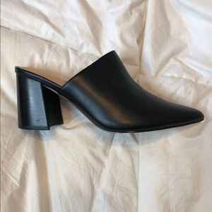 Nine West Black Mules Size 8 New